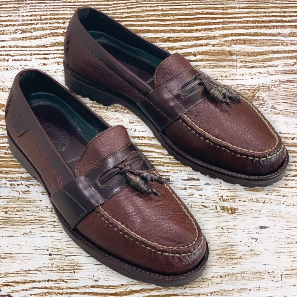 H.S. Trask Tassel Loafers Mens Size 9.5M